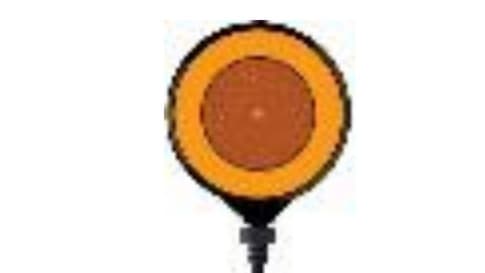 مصباح قرط لد لون ابيض واصفر